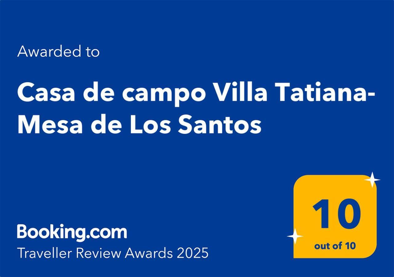 Casa De Campo Villa Tatiana- Mesa De Los Santos Los Santos  Exterior foto